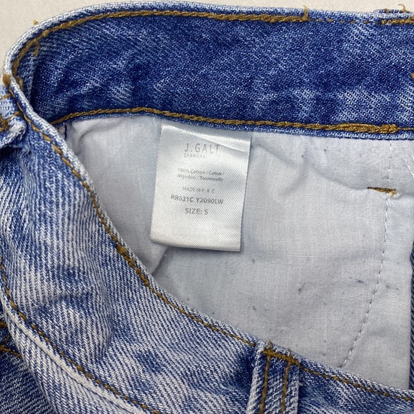 J . GALT High Waist Denim Shorts - Picture 4 of 7